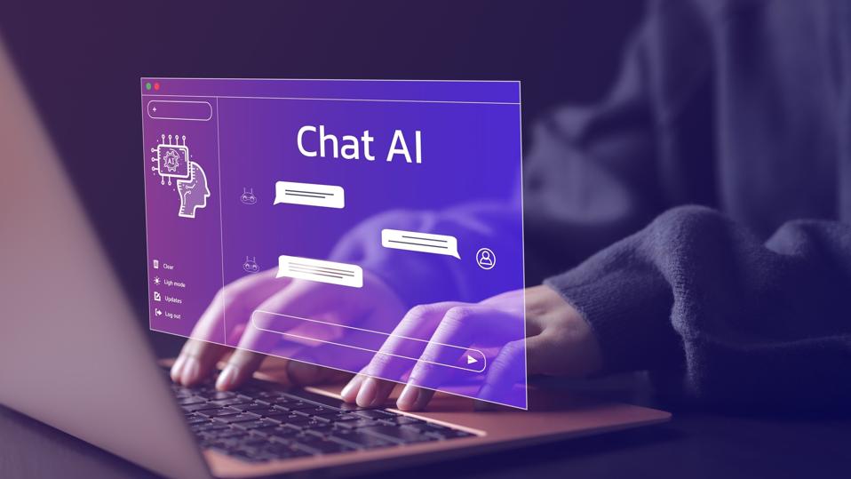 AI Chatbot mockup